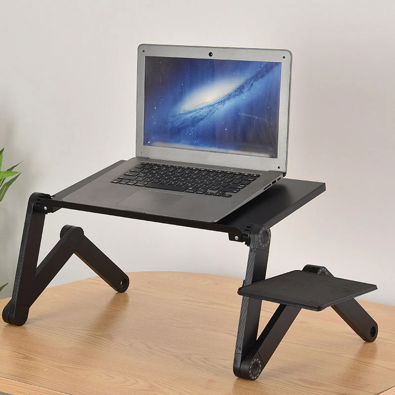 

Iron Folding Table Laptop Desk Portable Notebook Stand Foldable Adjustable Folding Table For Laptop Computer