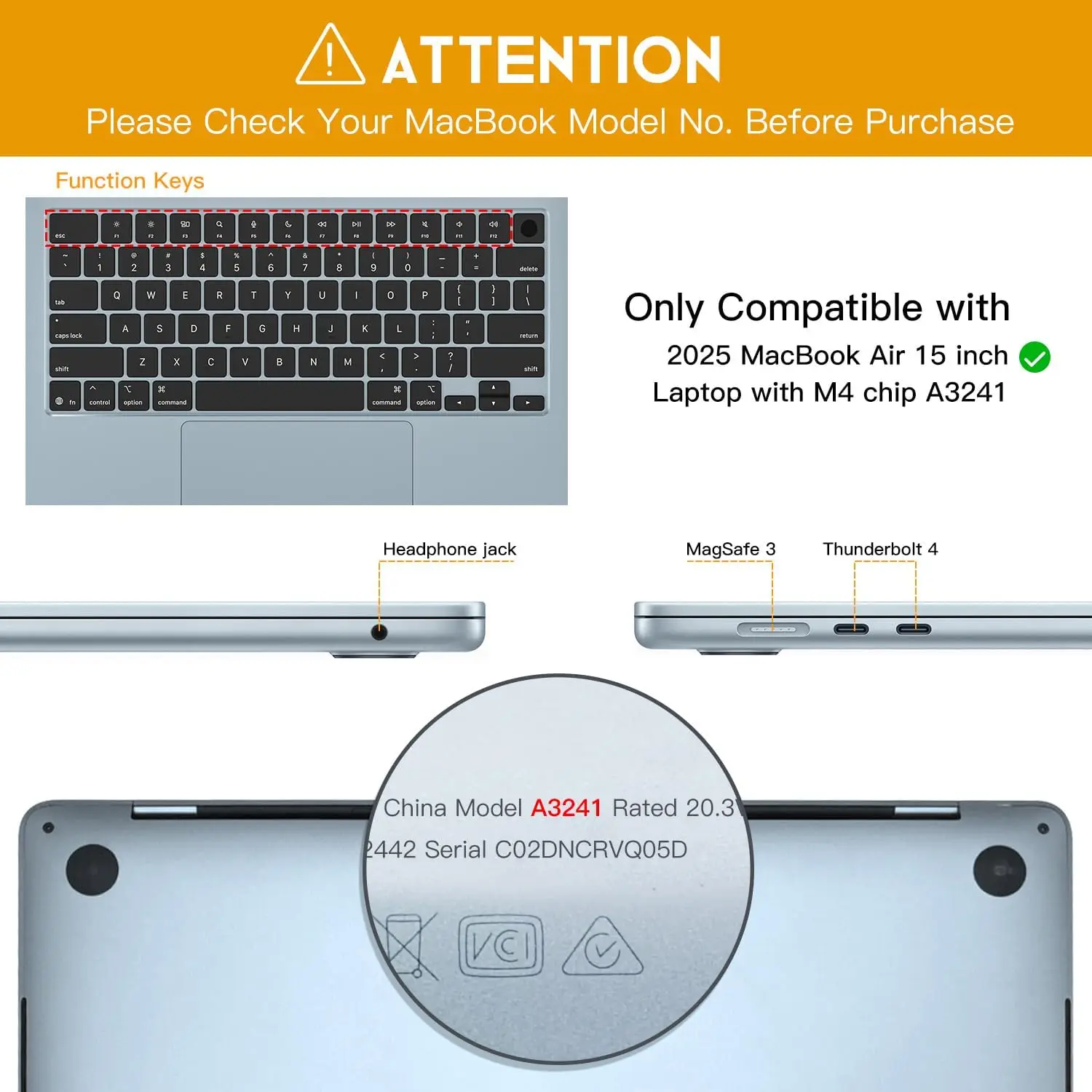 Naklejka ochronna na touchpad i podkładkę pod nadgarstki do MacBook Air 13.6 A3449 M5 AIR 15' A3448 2026 M2 M3 M4, winylowa folia ochronna na laptopa. — zdjęcie produktu 3