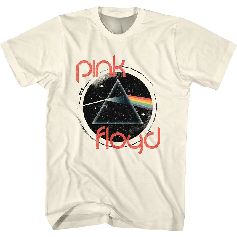 Dark Side of The Moon Pink Floyd Band  T-Shirt Cotton Graphic Tee Men Women Summer Streetwear Top