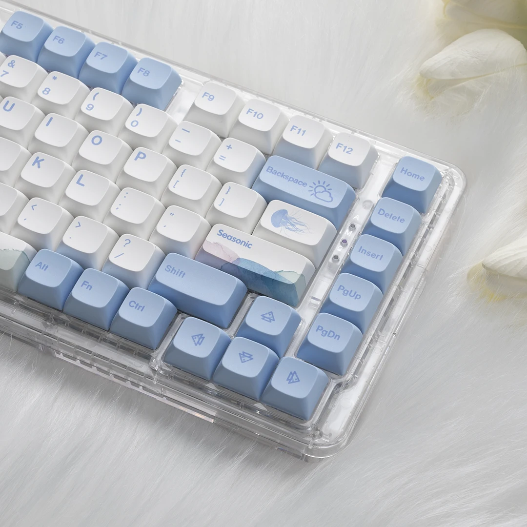 PBT-Material, sublimierte mechanische Tastaturkappe, 108 104 87 68 84 98, 100 Tasten