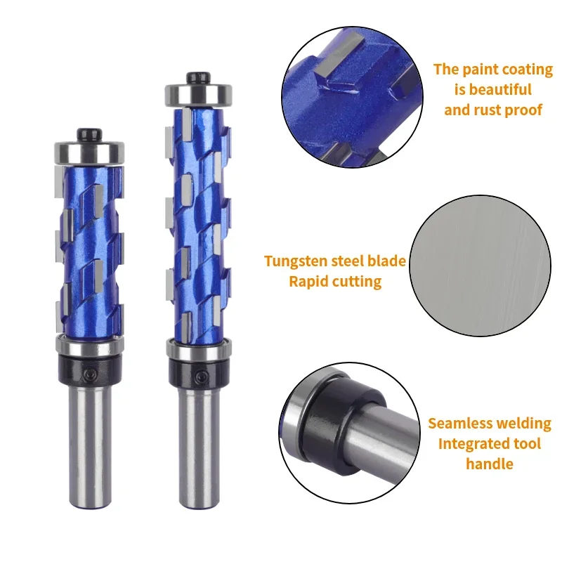 Carbide Spiral Trimming Bit Flush TrimRouter Bit Woodworking Milling Cutter For Wood Bit Face Mill Carbide Cutter End Mill