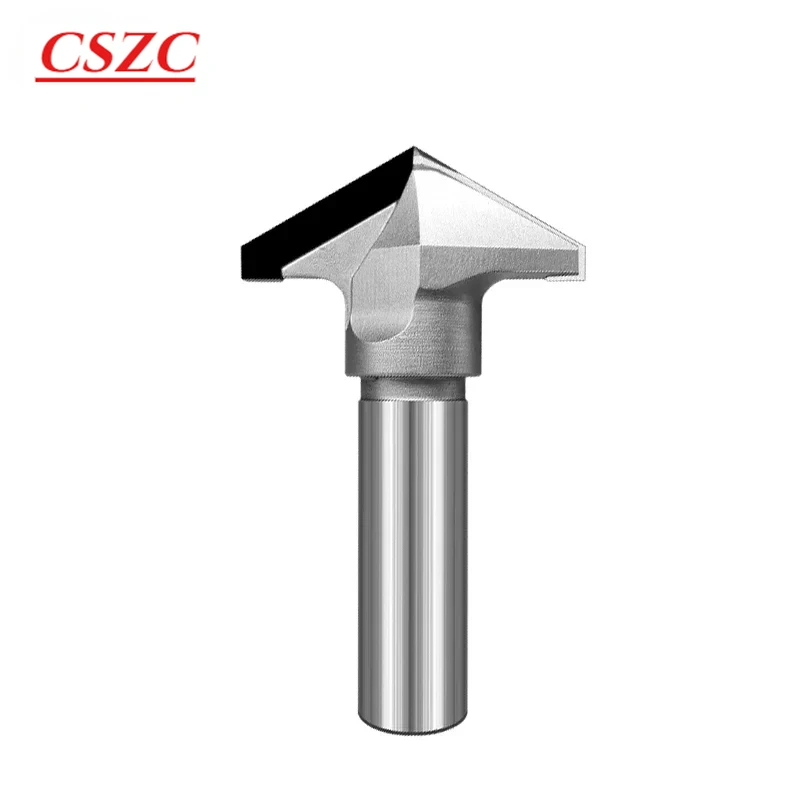 Diamond Wood Cutters T slot tools V router bit Pcd Cabinet Profile circular arc cutter For Furniture Solid wood plywood