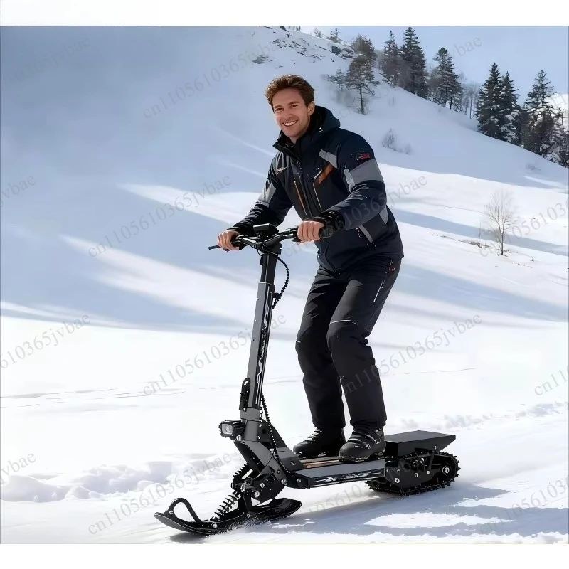 Electric Bikes-All-terrain Snow Scooters for Mountain Climbing and Ice Fishing