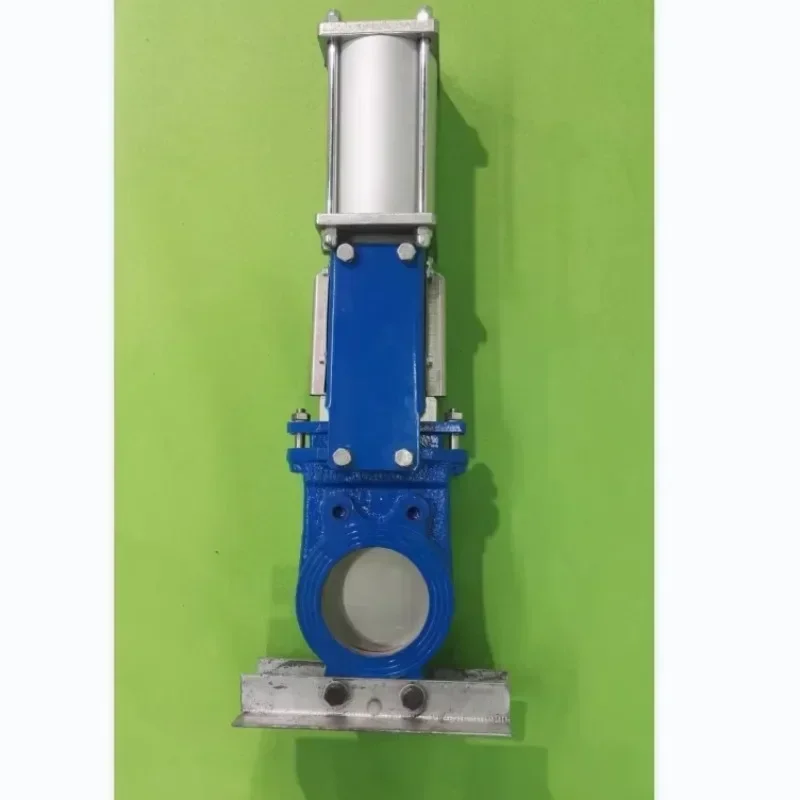 المبيعات الساخنة 10 بوصة 150LB صمام بوابة سكين الحديد القناة صمام بوابة سكين الملاط #3