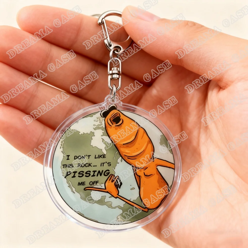 ماركوس دودة المفاتيح الاكسسوارات حقيبة سحر Keyrings مجوهرات المشجعين الأصدقاء لعبة عشاق الهدايا #3