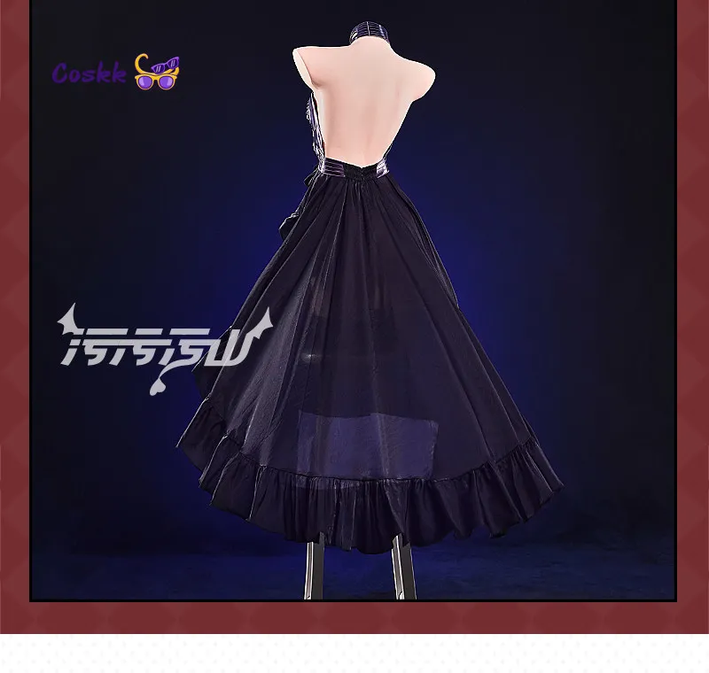 New Shuten Douji Cosplay Game Fate Fate/Grand Order Costume Halloween Christmas Role Playing woman sexy black dress hat prop view 3