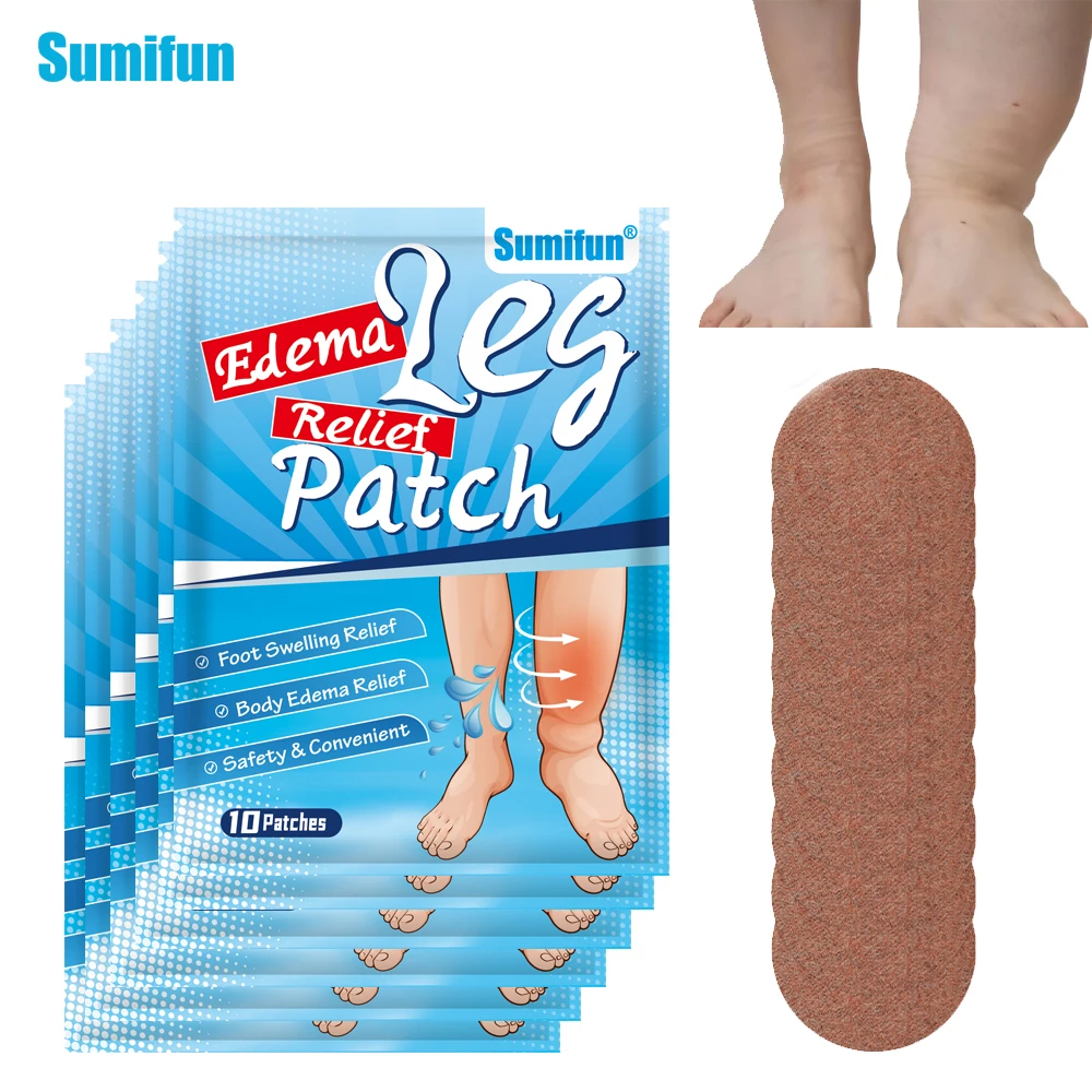 

10/20/50pcs Sumifun Antiedematous Patch Leg Edema Relief Sticker Arm Thigh Dropsy Swelling Acupoint Massage Care Medical Plaster