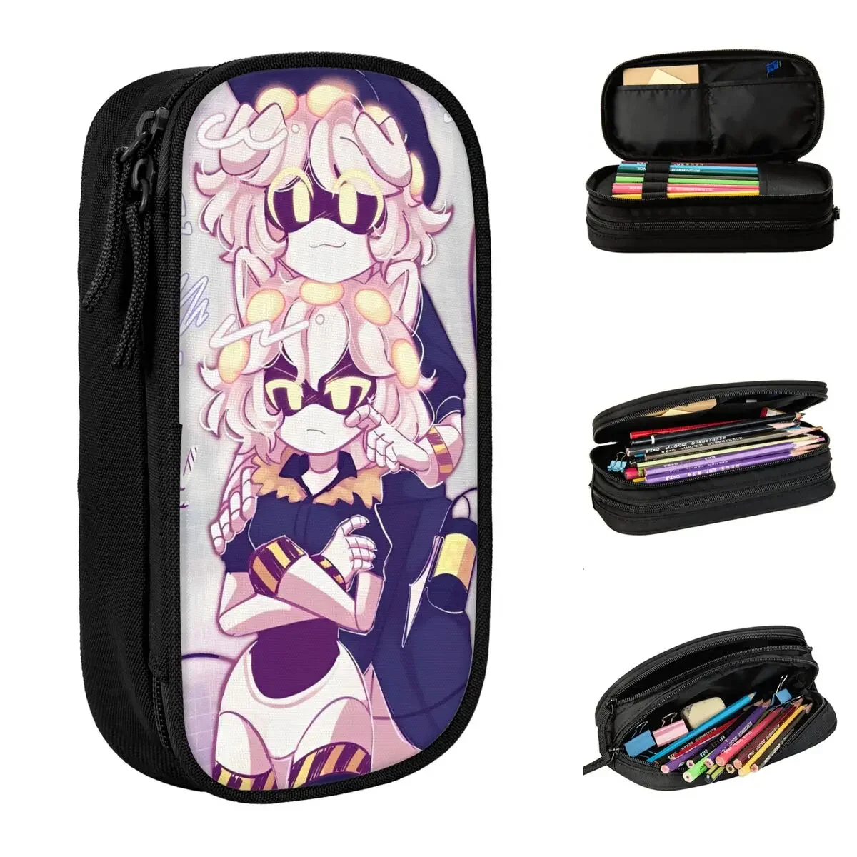 

Fun Murderdrones Uzi N аниме пенал пеналы ручка детские большие сумки для хранения офисный подарок канцелярские принадлежности