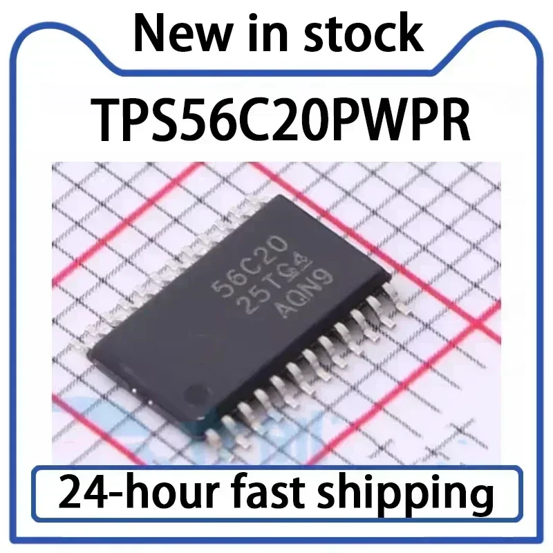 1PCS New TPS56C20PWPR 56C20 HTSSOP-24 DC-DC Power ChipOriginal