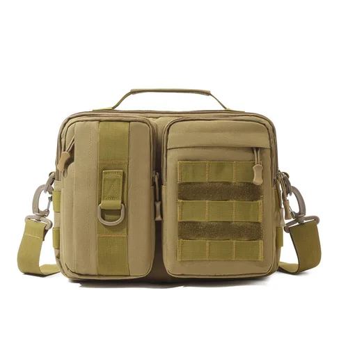 Imagen 2 del producto Bolsos tácticos de senderismo, bolso de hombro para acampar para hombre, senderismo, viajes, escalada, pesca, bandolera, bolso Molle de fin de semana al aire libre