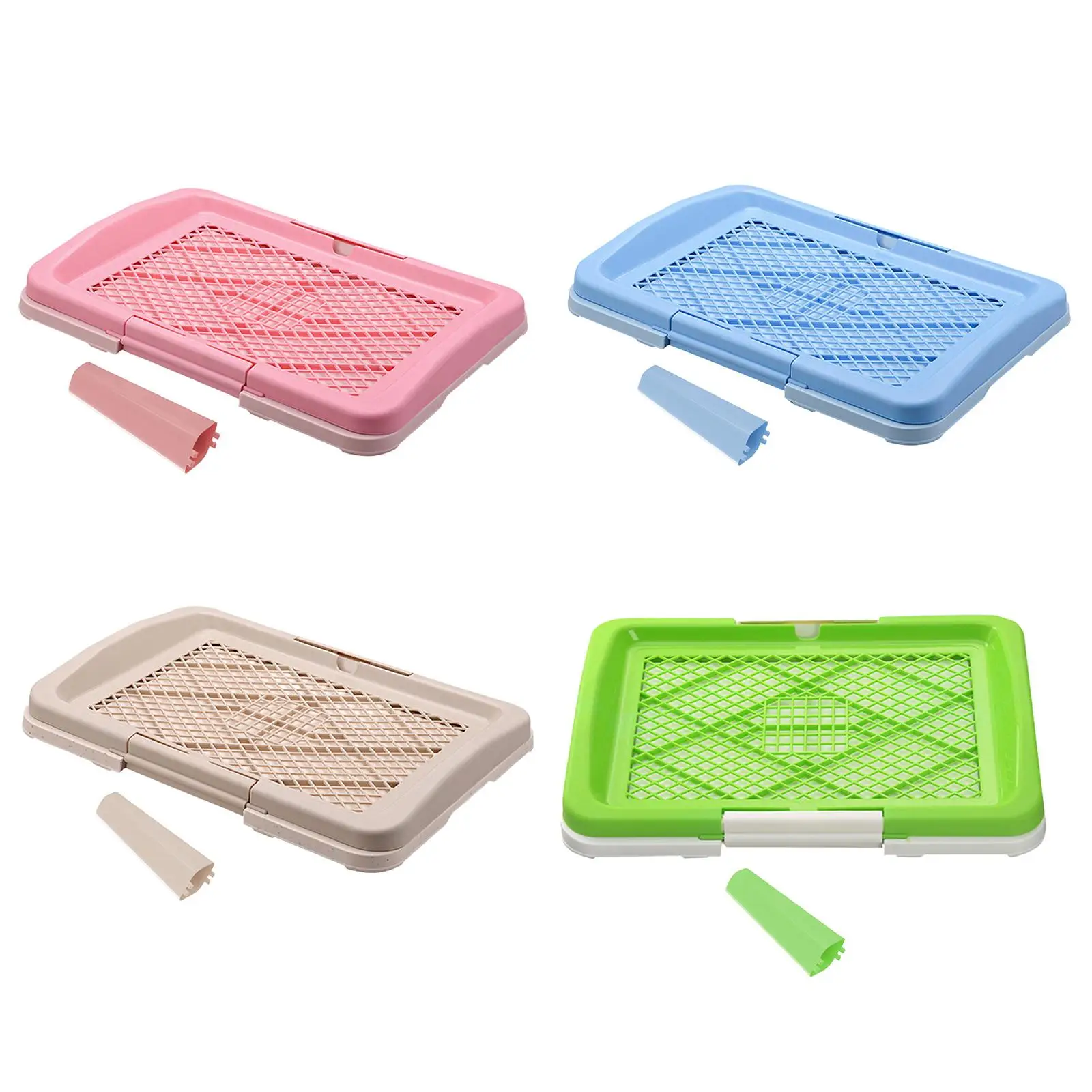 Dog Toilet Keep Paws and Floors Clean Removable Mesh Grids Bedpan Anti Splashing for Other Animals Dogs Cats Kitten Bunny Puppy