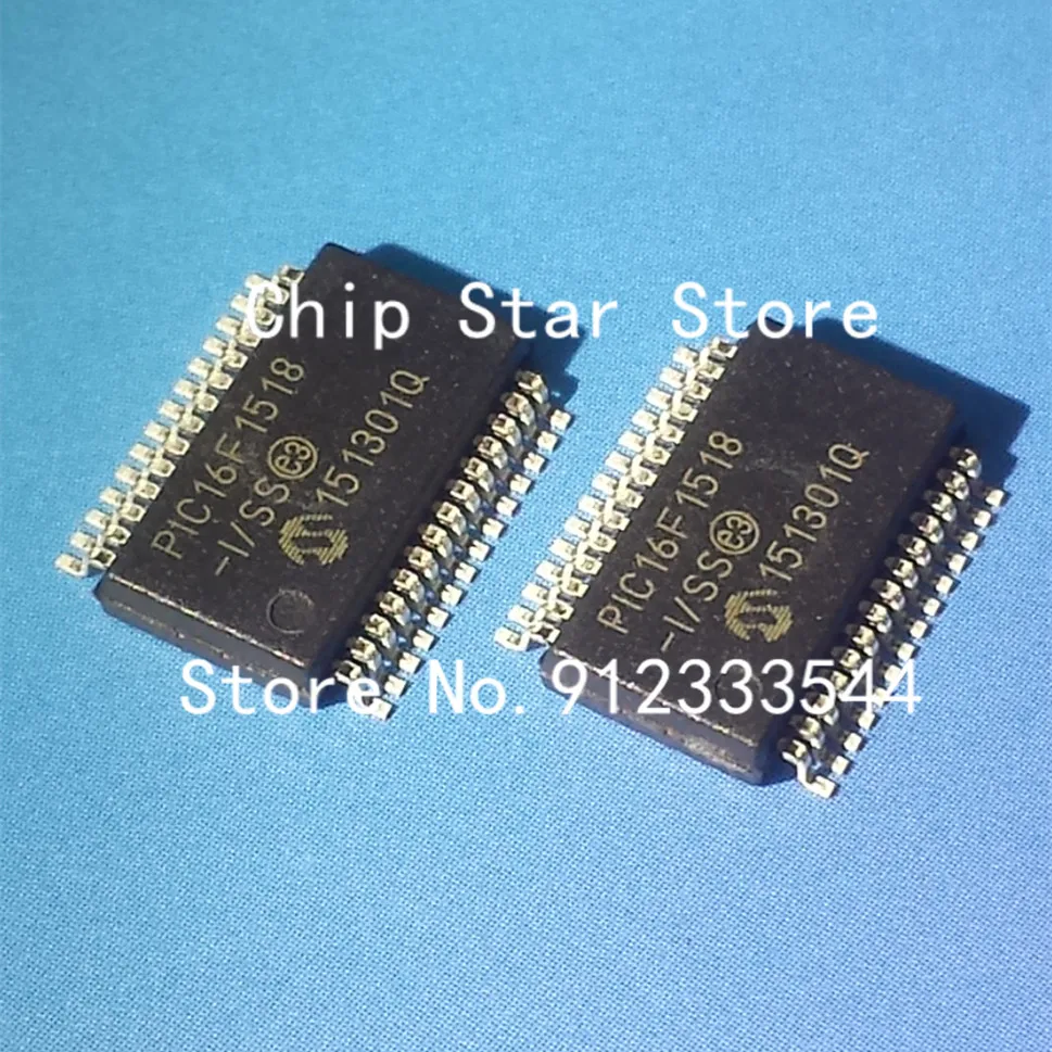 2-50pcs  PIC16F1518-I/SS PIC16F1518 SSOP28 8Bit MCU Flash PIC16 Family PIC16F15xx Series Microcontrollers 100%New And Original