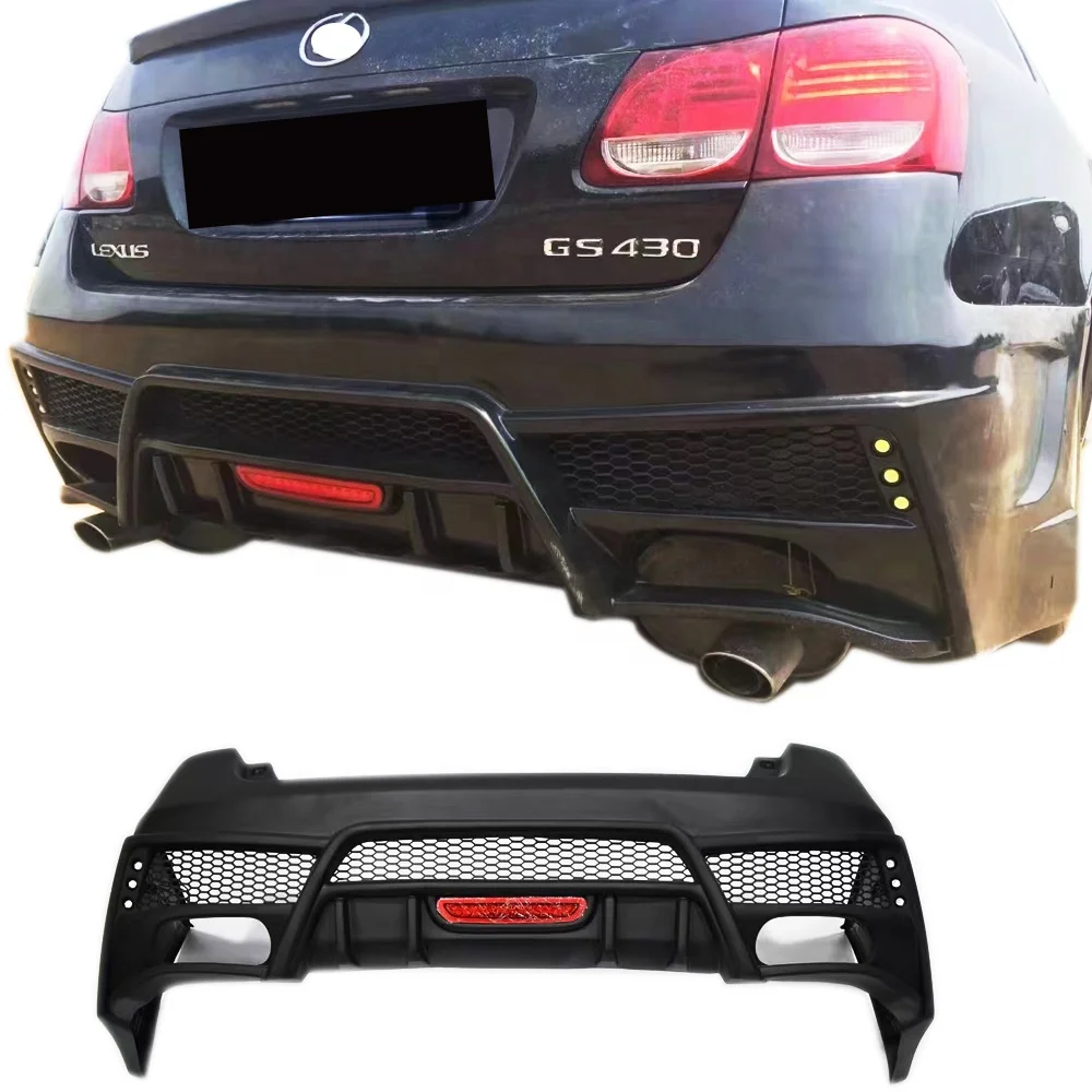 Car Rear bumper For 2006-2011 Lexus GS350 GS430  ABS Material   Bumper    LED   Model