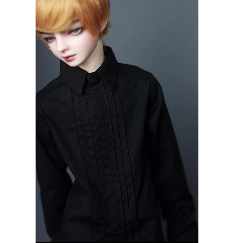 [Wamami] 529 # Zwart Shirt/Outfit/Kleding Voor 1/4 Msd 1/3 Sd Dz Aod Bjd Jongen dollfie