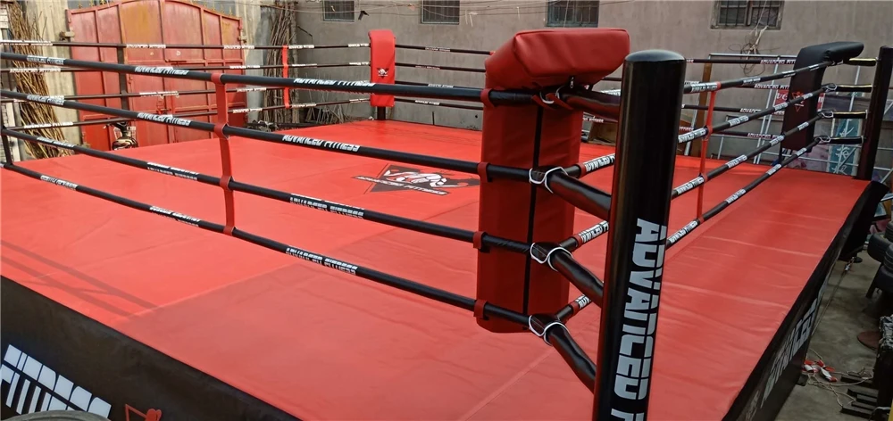 Picture 6: Professional Floor Level Strong Pillars Boxing Ring Frame for Training