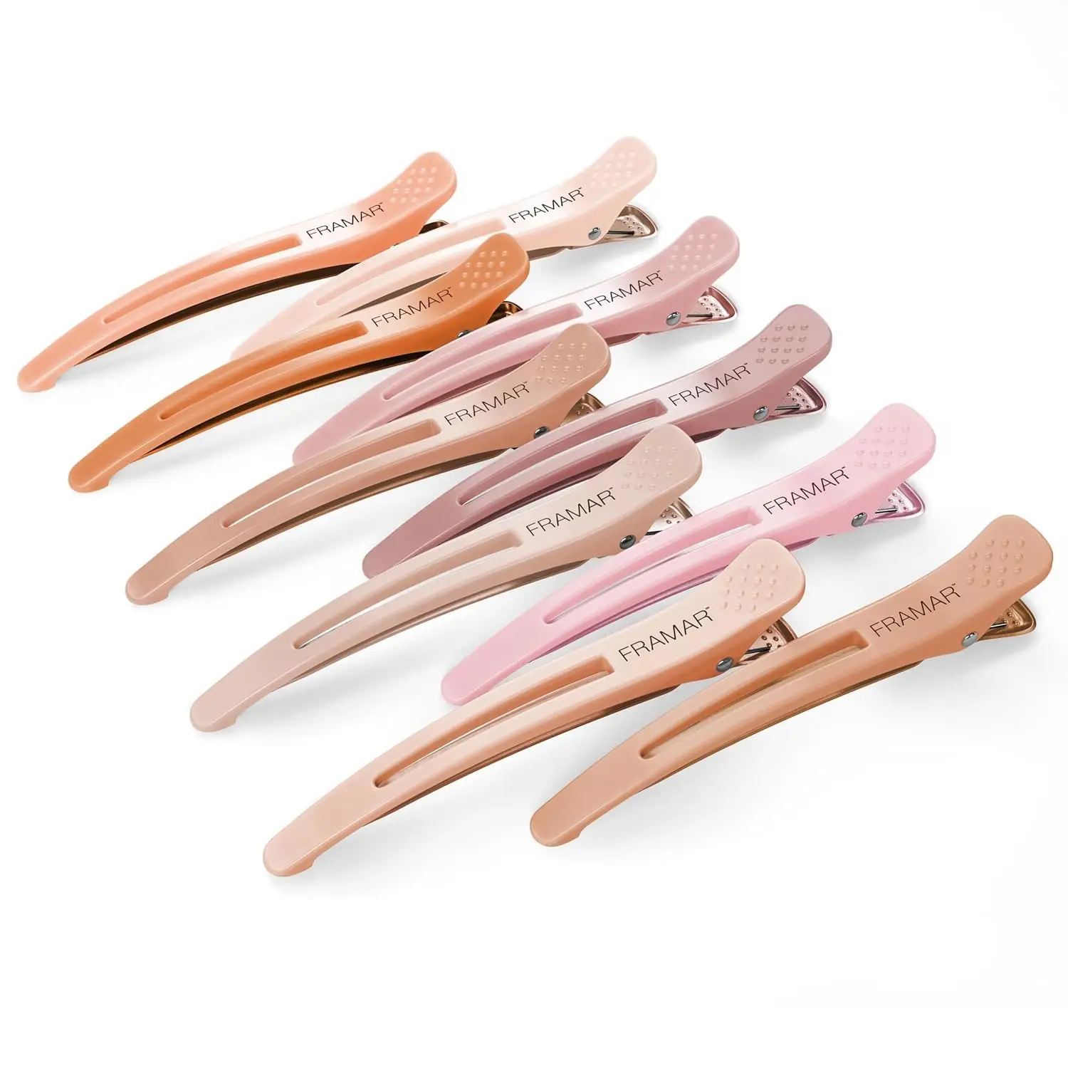 

Professional Salon Hair Clips 10 Pack - No Crease Styling Sectioning Clips for All Hair Types
