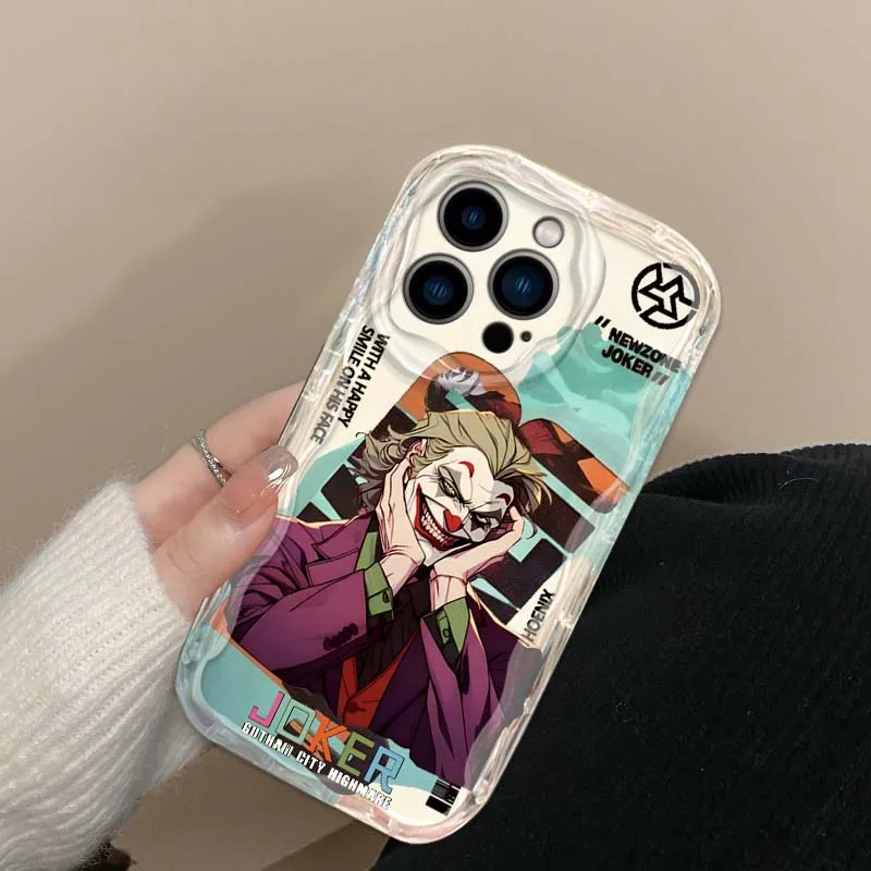 เคสโทรศัพท์ J-Jokers รุ่น Luxury Cool Art สำหรับ Apple iPhone 17 16 16E 15 14 13 12 11 XS X Pro Max Plus ลายคลื่นน้ำมัน เนื้อนิ่ม