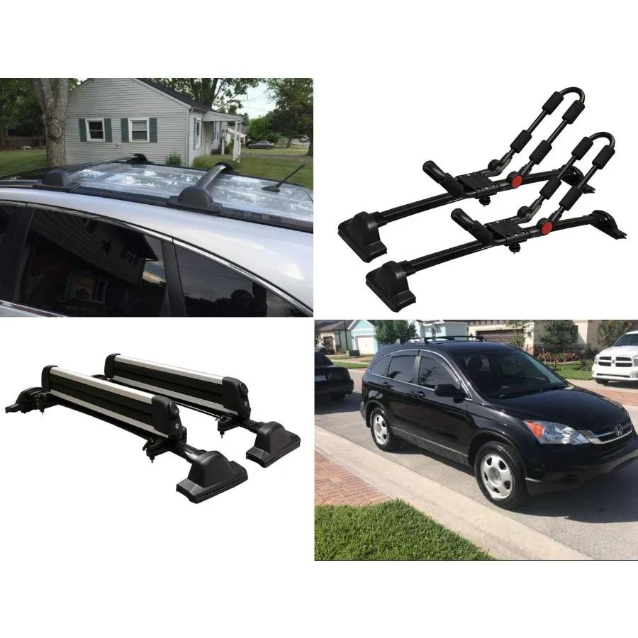 رفوف سقف BRIGHTLINES Crossbars لاستبدال قضبان متقاطعة لـ 2007-2011 Honda CRV - تصميم متين من سبائك الألومنيوم للشحن الآمن