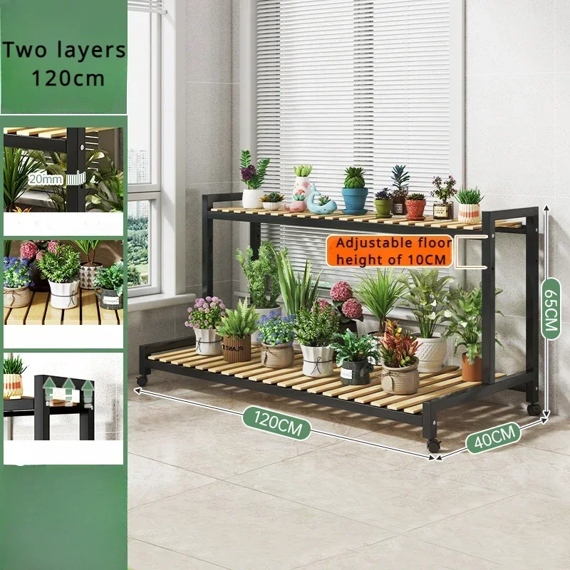 Variant: 2-tier 120cm black