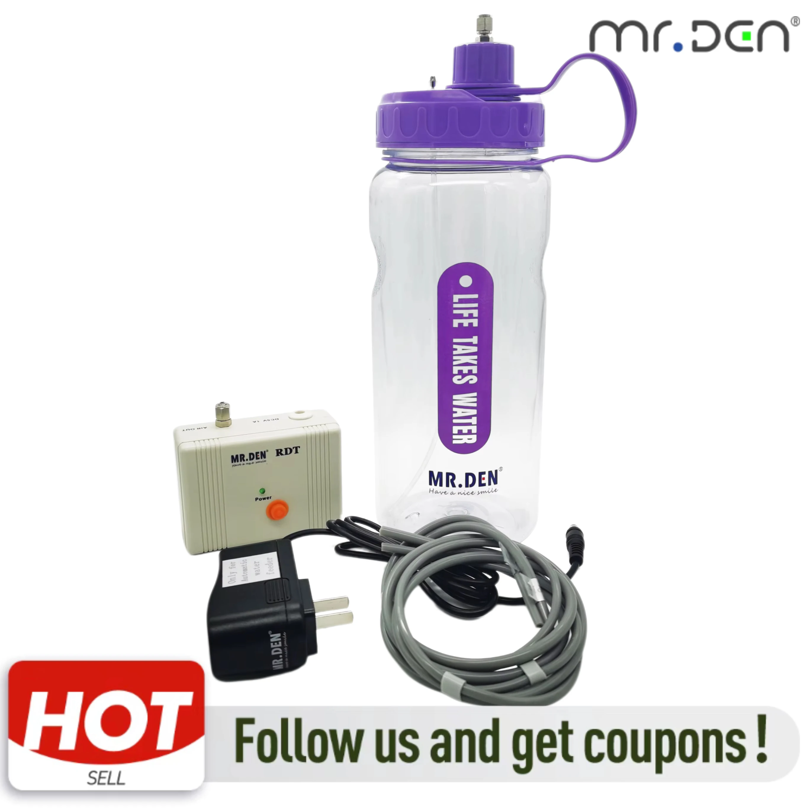 

Dental Ultrasonic Bottle Water Scaler Dentist Use Clinic Instrument AT-1 Automatic Water Supply System for Pets