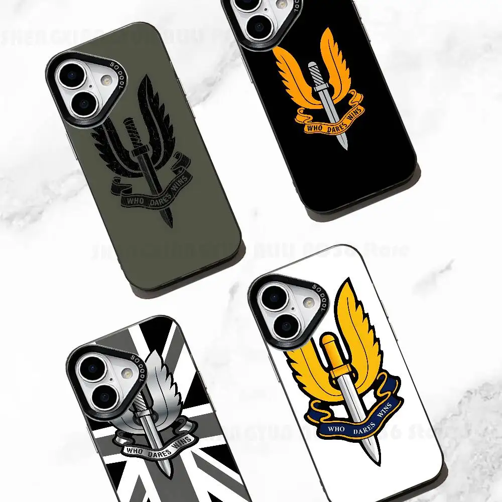 

SAS WHO DARES WINS Phone Case For IPhone 17 16e 16 15 14 13 12 Pro Max X XR XS MAX Back Cover