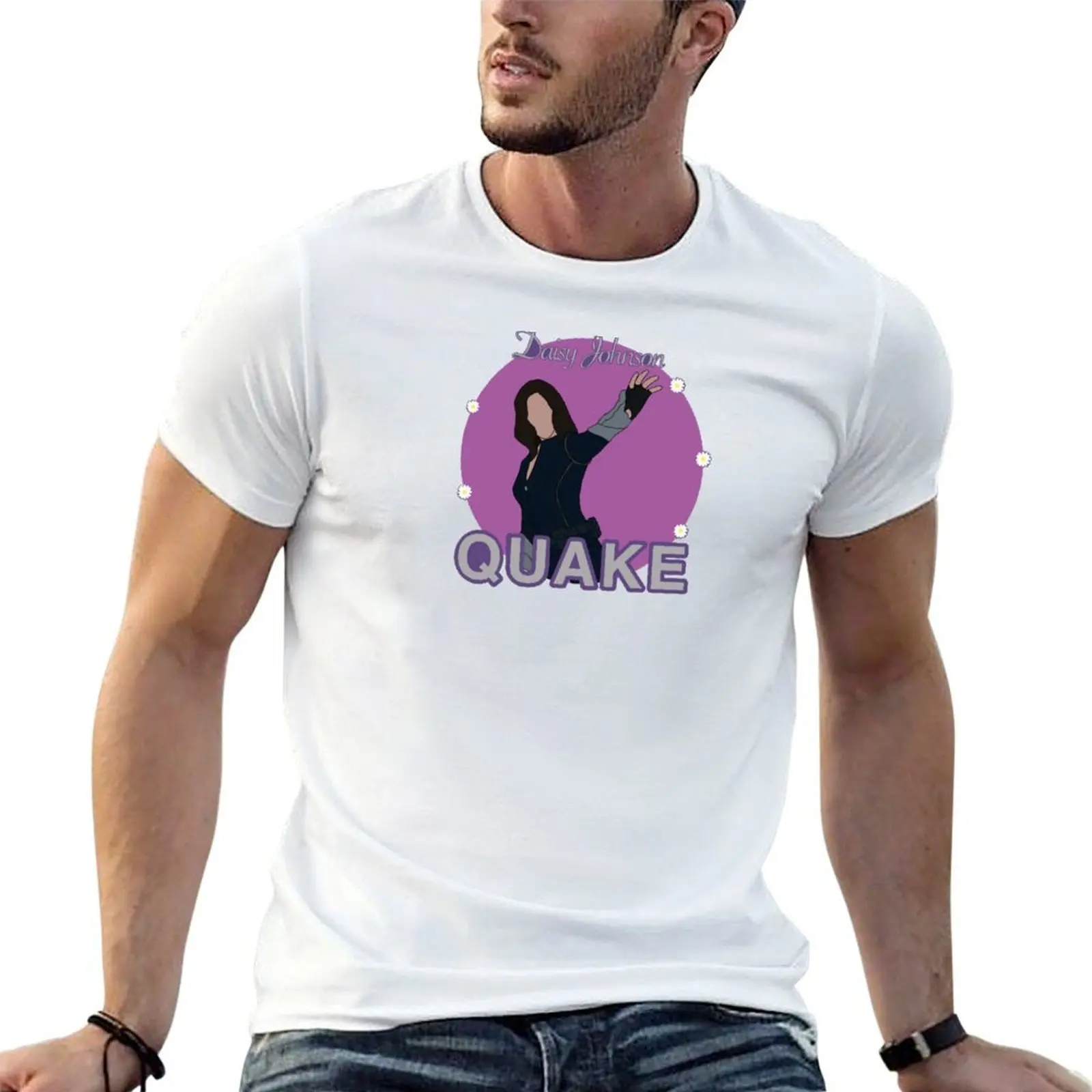 

man shirts t t oversize cotton - anime for Daisy Quake personalised soft Johnson shirts T-Shirt shirt t