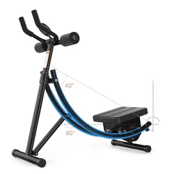 Beautiful Waist Machine Home Abdominal Muscle Training Device Folding Roller Coaster Vertical Abdomen Machine.