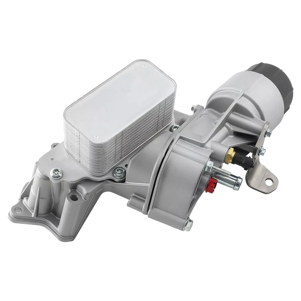 A03Z-オイルクーラーフィルターハウジングジープグランドチェロキー 14-2019 68525212AA アルミ