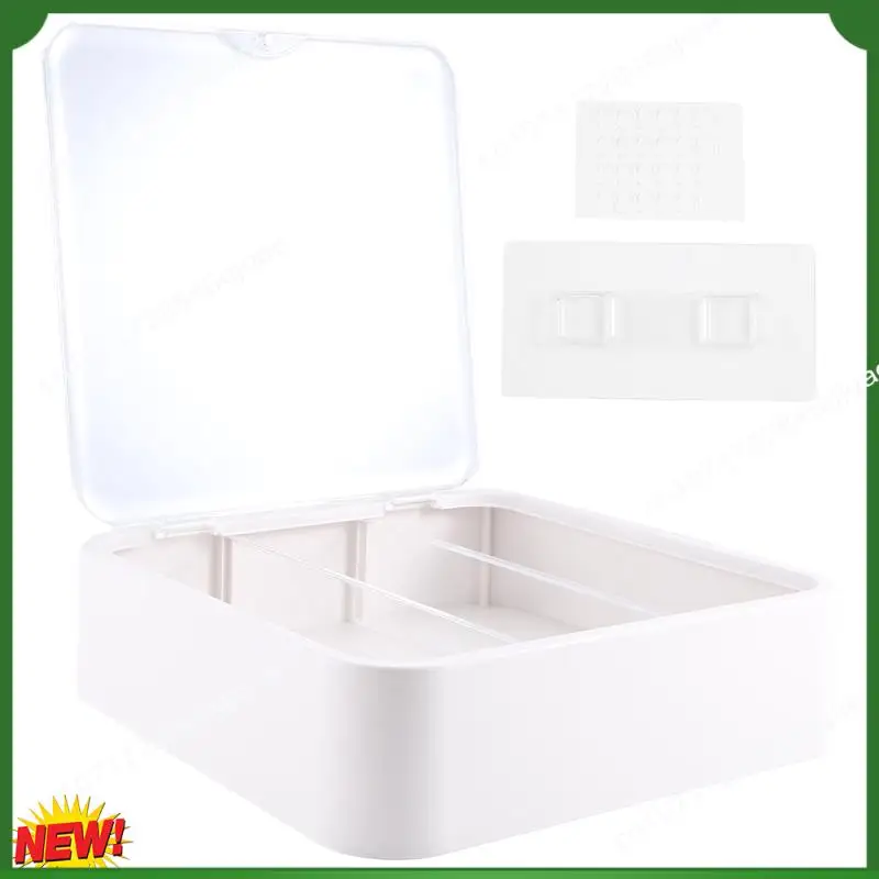 

A48I Wall-Mounted Clear Display Case Adjustable Display Stand For Figures +Door ,White