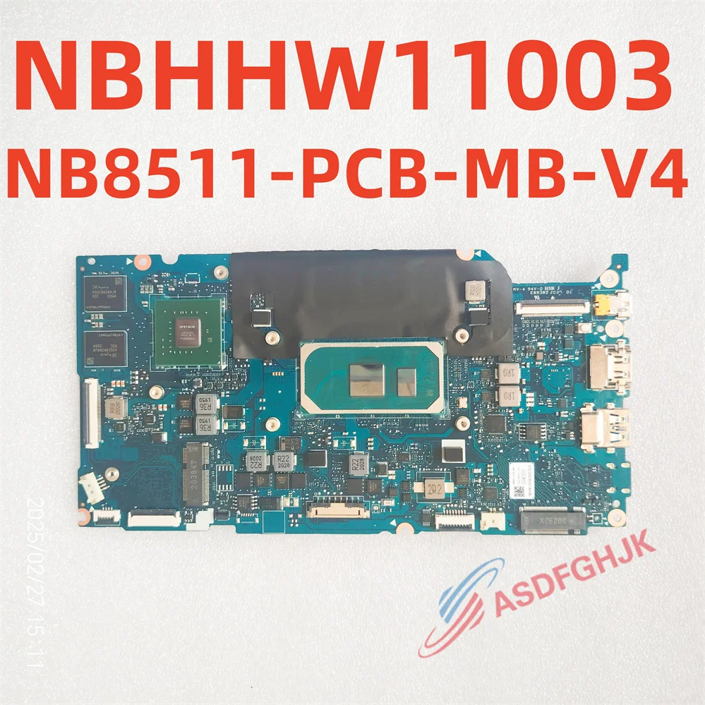

Genuine NB.HHW11.003 NBHHW11003 For Acer Laptop Swift 3 SF314-57 Motherboard WITH I7-1065G7 NB8511-PCB-MB-V4 TEST OK