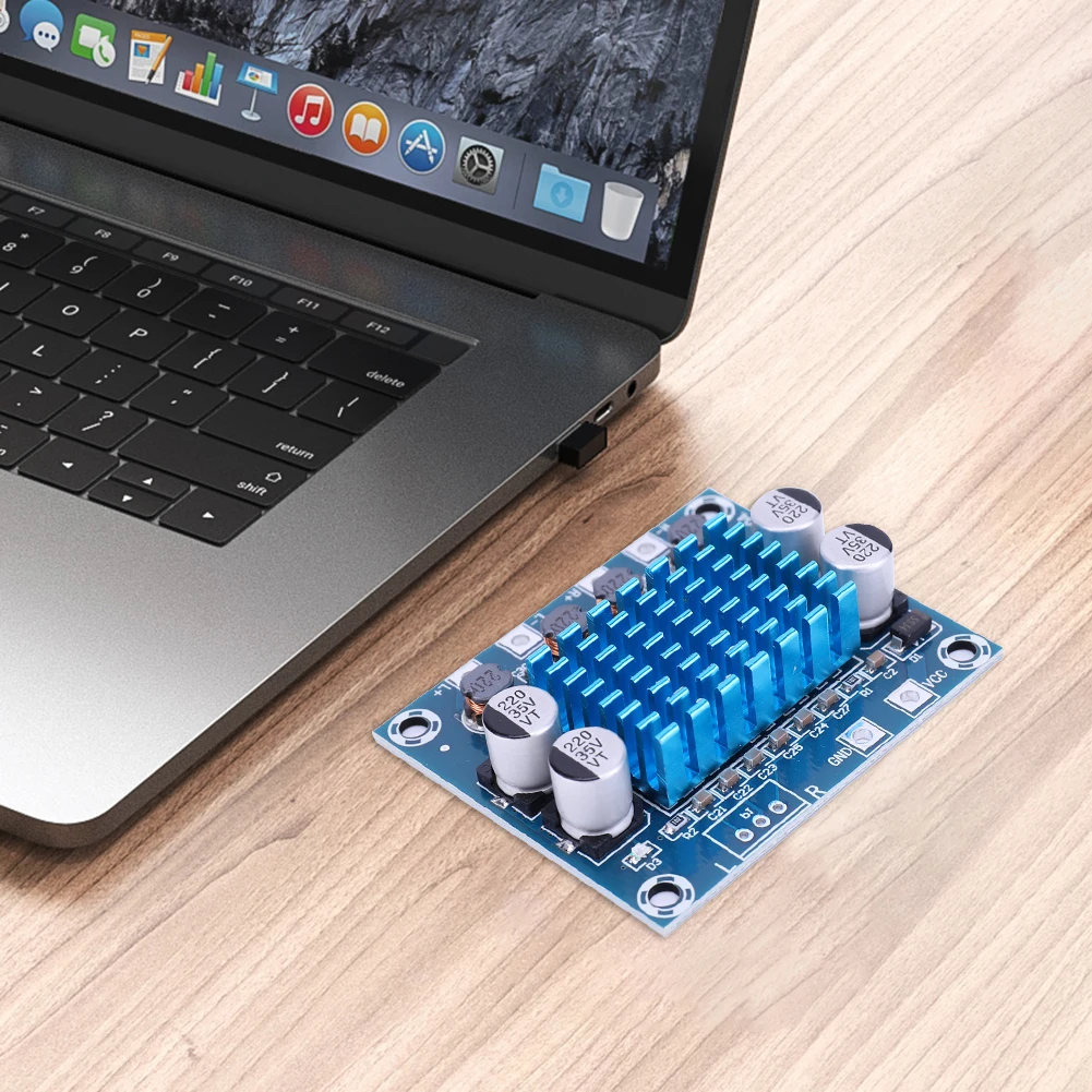 

Digital Audio Amplifier Module Dual Channel Digital Stereo Amplifier Board DC8-26V 2x30W for DIY Home Theater Audio System