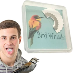 Silbato de pájaro que se ajusta al interior de la boca, juguetes mágicos de Tweeting, mordaza, llamador de pájaro