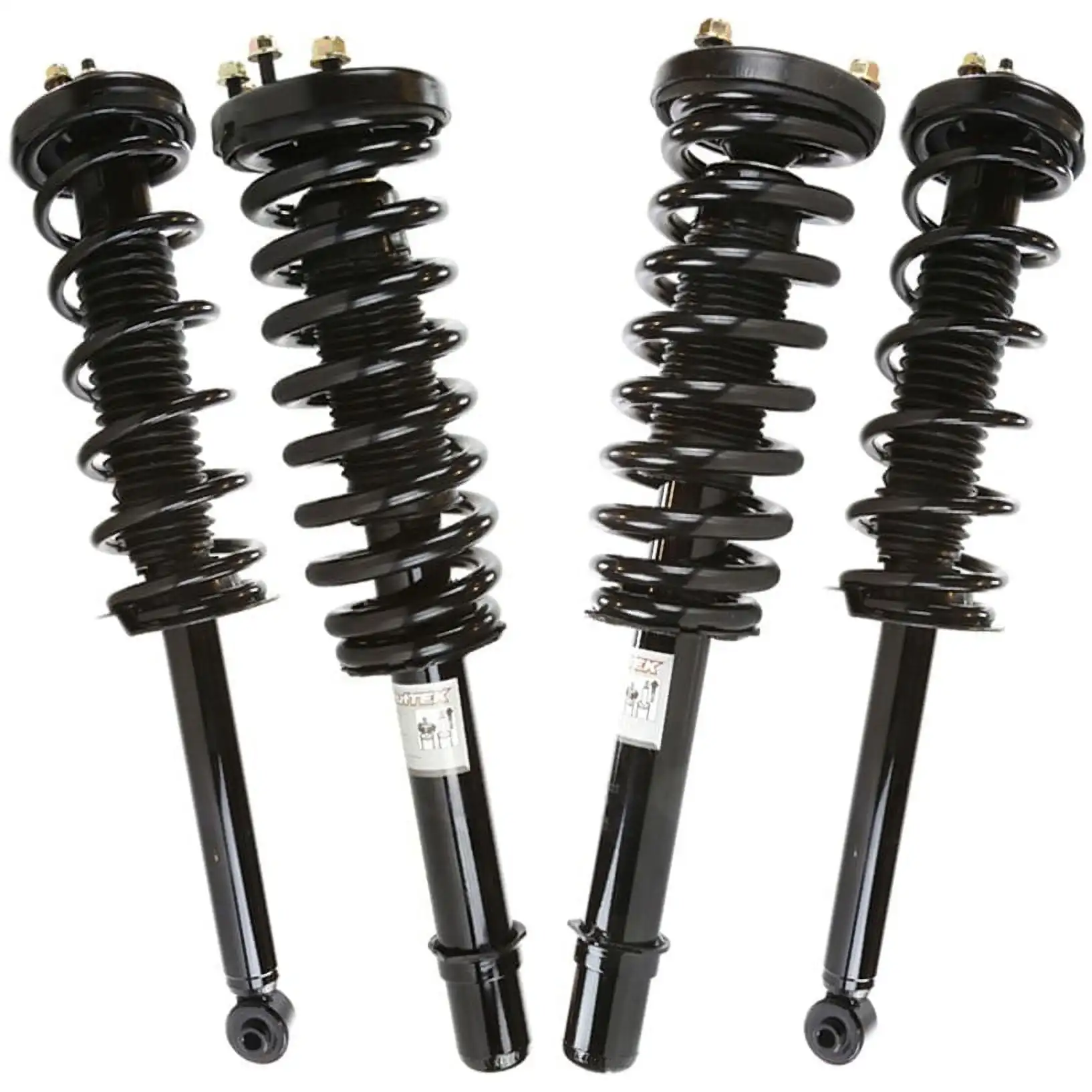 

Front & Rear Complete Struts Coil Springs Set of 4 Replacement for 2003-2007 Honda Accord 2.4L 3.0L V6 FWD CST0225-0226