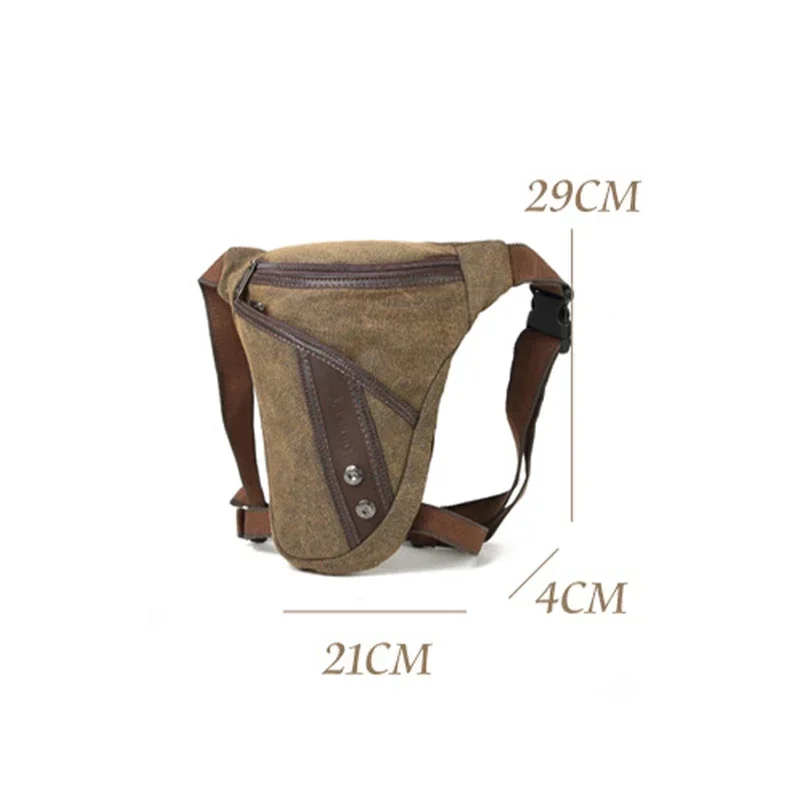 Motorcycle Drop Leg Bag Biker Fanny Packs for Men Waterproof Rider Tactical Messenger Outdoor Casual Sports Belt Hip Phone Purse
