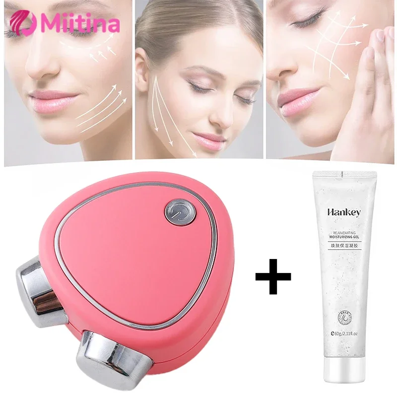 Face Lifting Machine Facial Massager EMS Microcurrent Roller Skin Care Thin Chin V Face Firming Massager Anti Wrinkle Beauty