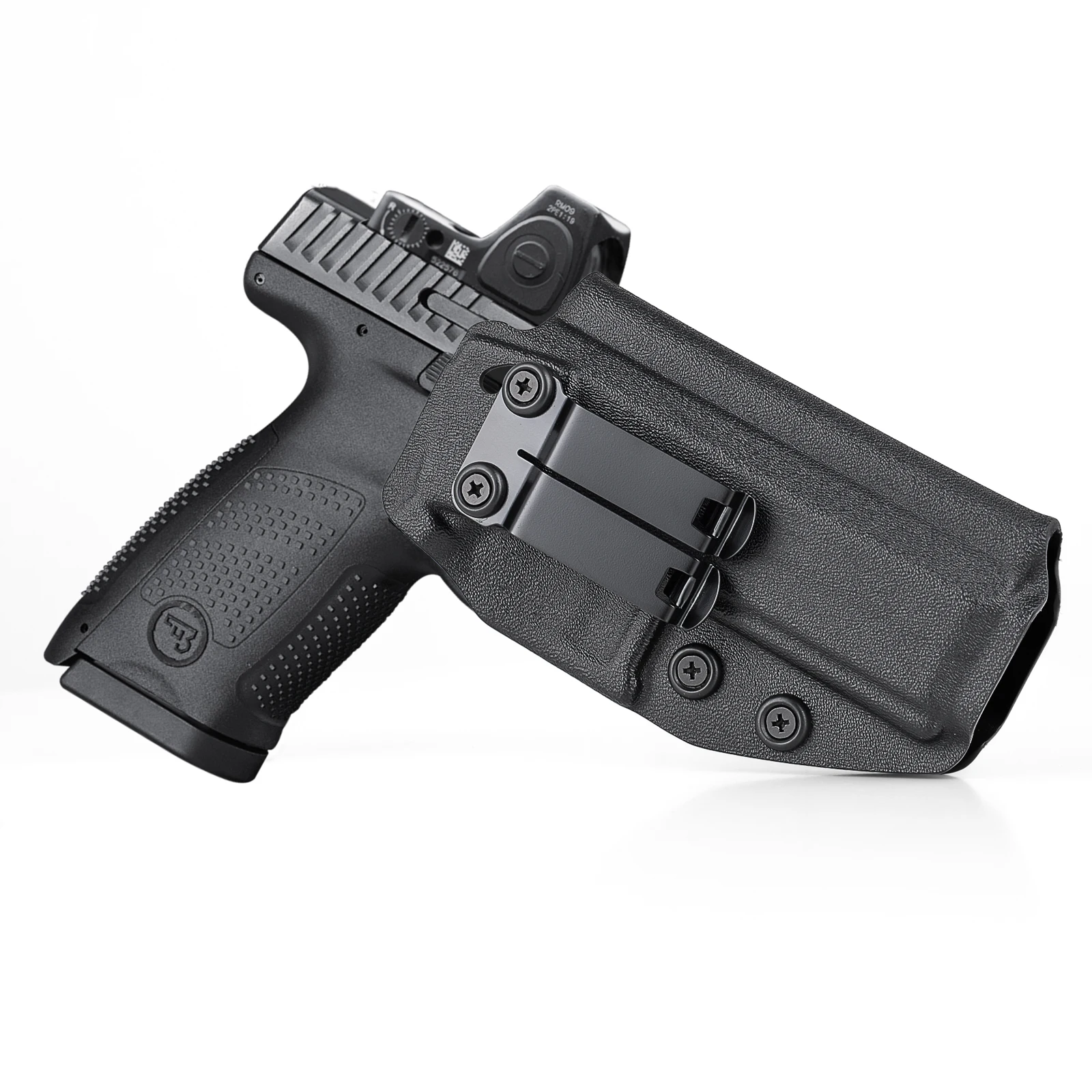 IWB Kydex Holster for CZ P10 S C F SC P10S P10C P10F P10SC Red Dot Optics Cut Appendix Inside The Waistband Concealed Carry