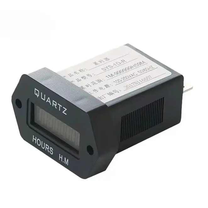 1PCS For SYS-1R AC250V DC36V Digital Hour Meter Counter Reversible Meter Counter Timer Relay Generator Excavator General Timer