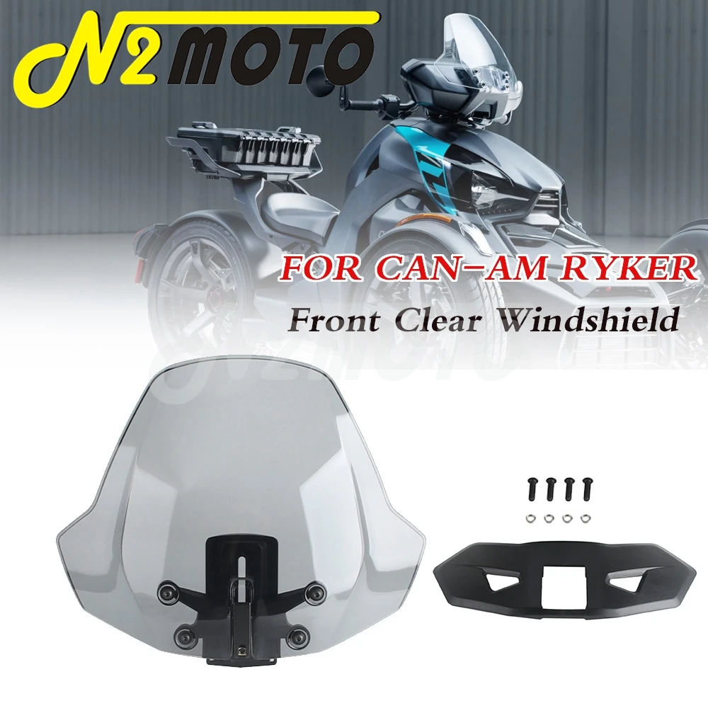 

Polycarbonate Wind Shield Air Deflector For Can-Am Ryker Rally Edition Sport 600 900 ACE 2019-2023 Replaceable Windshield Screen