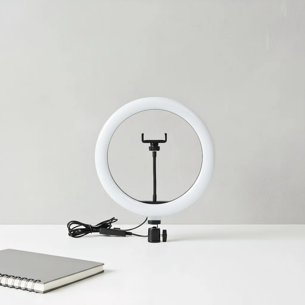 

10-дюймовый кольцевой светильник для селфи с заполняющей подсветкой для фотографии — светодиодная кольцевая лампа для записи видео, прямая трансляция, селфи