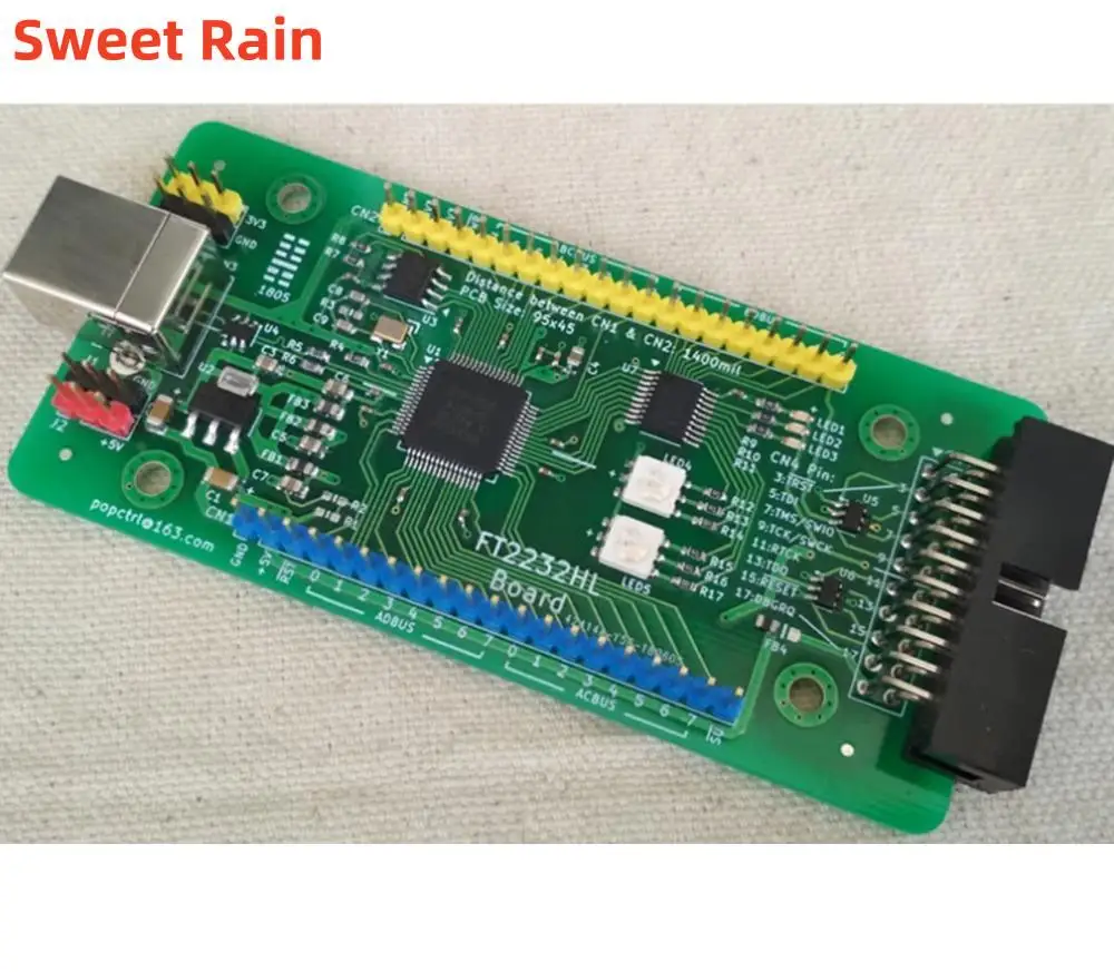 واجهة USB الجديدة للوحة تطوير FT2232HL FT2232H متوافقة مع UART / SPI / JTA openOCD