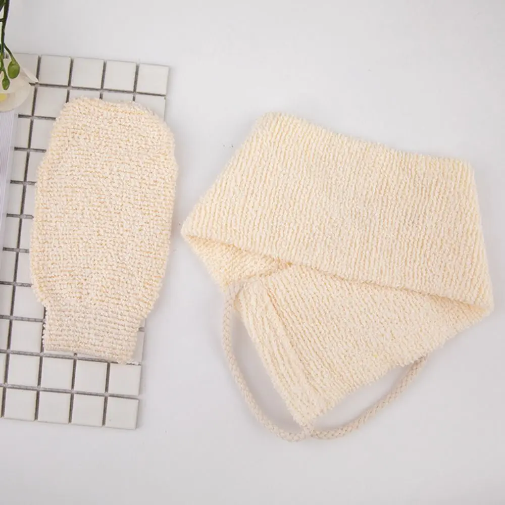 Stain Removal Back Exfoliating Scrubber Reusable Effective Scrubbing Towel Comfortable Eco-Friendly Massage Bath Glove Back Care