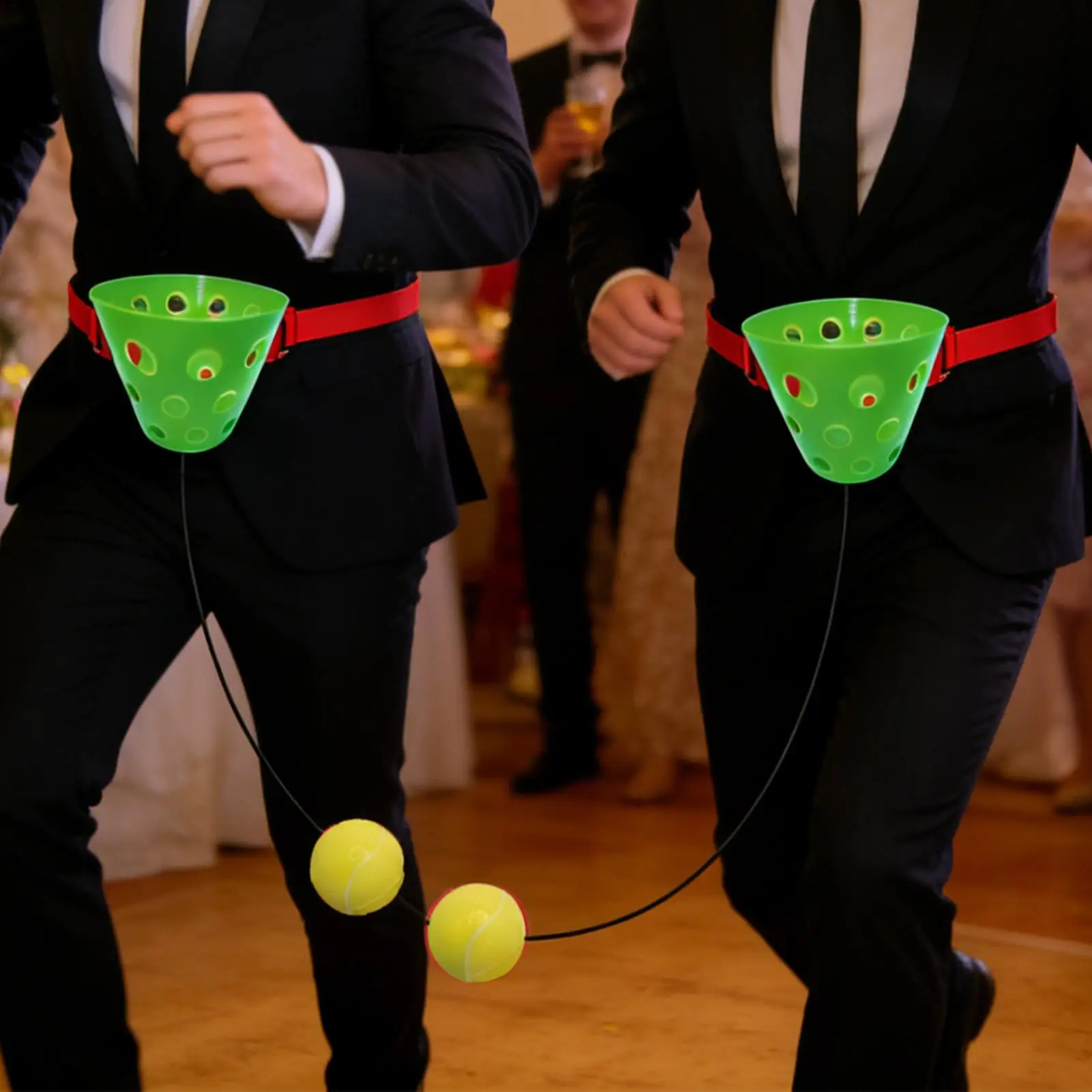 Ballen schudden Spel Leuk Verstelbare tailleband Speelgoed Feestbalspellen voor familie Vrienden Studenten Mannen Vrouwen Evenement Verzamelfeest