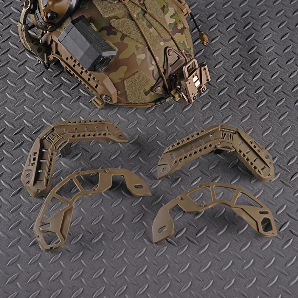 Double Layers Upgrade Tactical Helmet Guide Rail Mount Kit For FAST High Cut Helmet