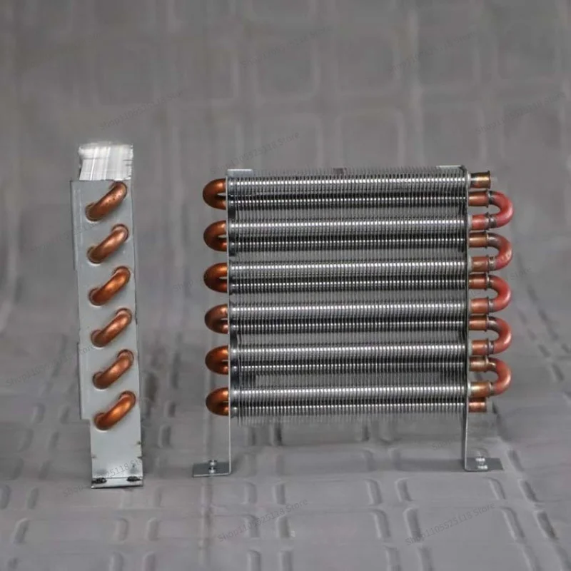 For CP2x6x120 Miniature Radiator Copper Tube Finned Air-cooled Small Evaporator