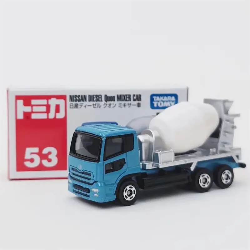 

TAKARA TOMY Tomica No 53 Mixer Truck Diecast Car Model Simulation Alloy Vehicle Desktop Ornament Boy Toy Gift