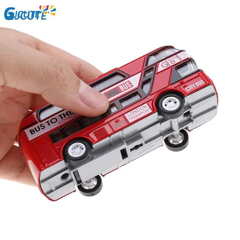 

1PC 4 Colors Kid Metal Diecast Cars Toys Pull Back 1:43 Double Decker London Bus Toy Best Birthday Gift For Kids