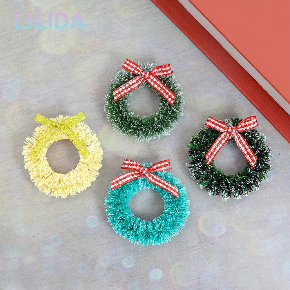 

3/4/5/6CM 12Pcs Christmas Wreath Home Decorations Christmas Tree Door Christmas Decorations DIY Floral Wedding Garland Natal