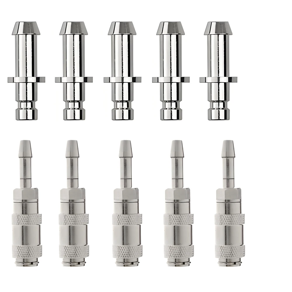 Metal Air Hose Connector NIBP Adapter Blood Pressure Meter BP Cuff Joint Link Male Female Quick Connection Bayonet Airway Joints