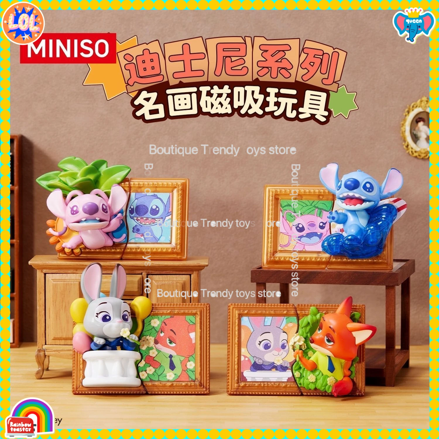 2025 جديد مينيسو ديزني زوتوبيا صندوق أعمى نيك جودي اللوحة الشهيرة لعبة مغناطيسية لطيف الفيلم الأجهزة الطرفية تحصيل هدية