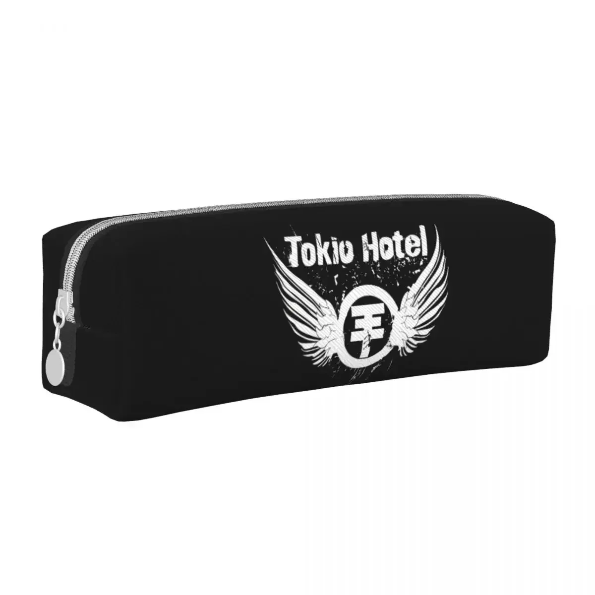 

Creative Tokio Hotel Rock Music Pencil Case Band Logo Bill Kaulitz Pencil Pouch Pen Box for Girl Boy Bag School Supplies